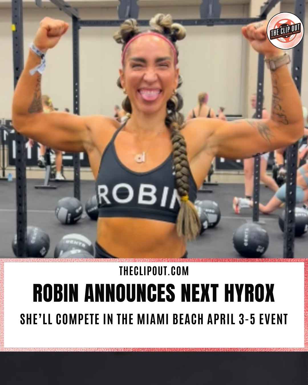 Robin and Tunde at HYROX NYC. Robin Arzon Hyrox Miami is up next in April