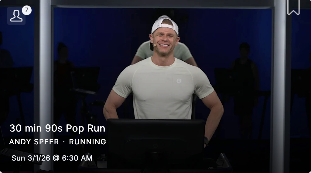 Peloton Classes Andy Speer