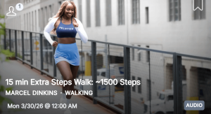 Extra Steps Marcel Dinkins Peloton