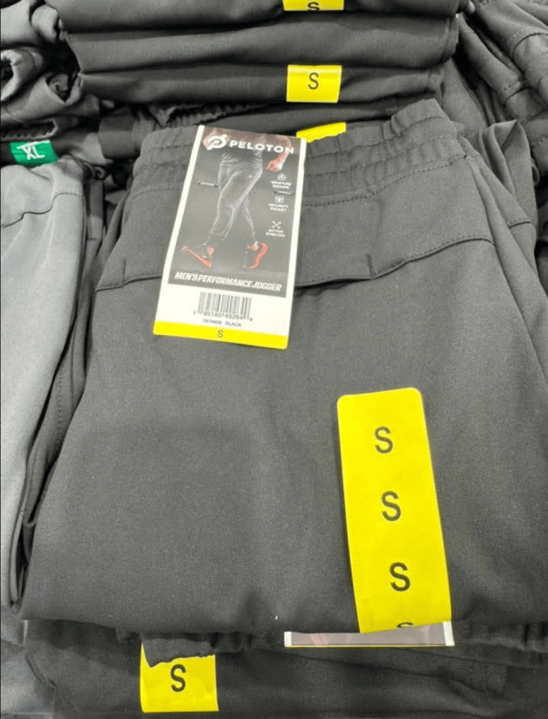 Peloton apparel at costco