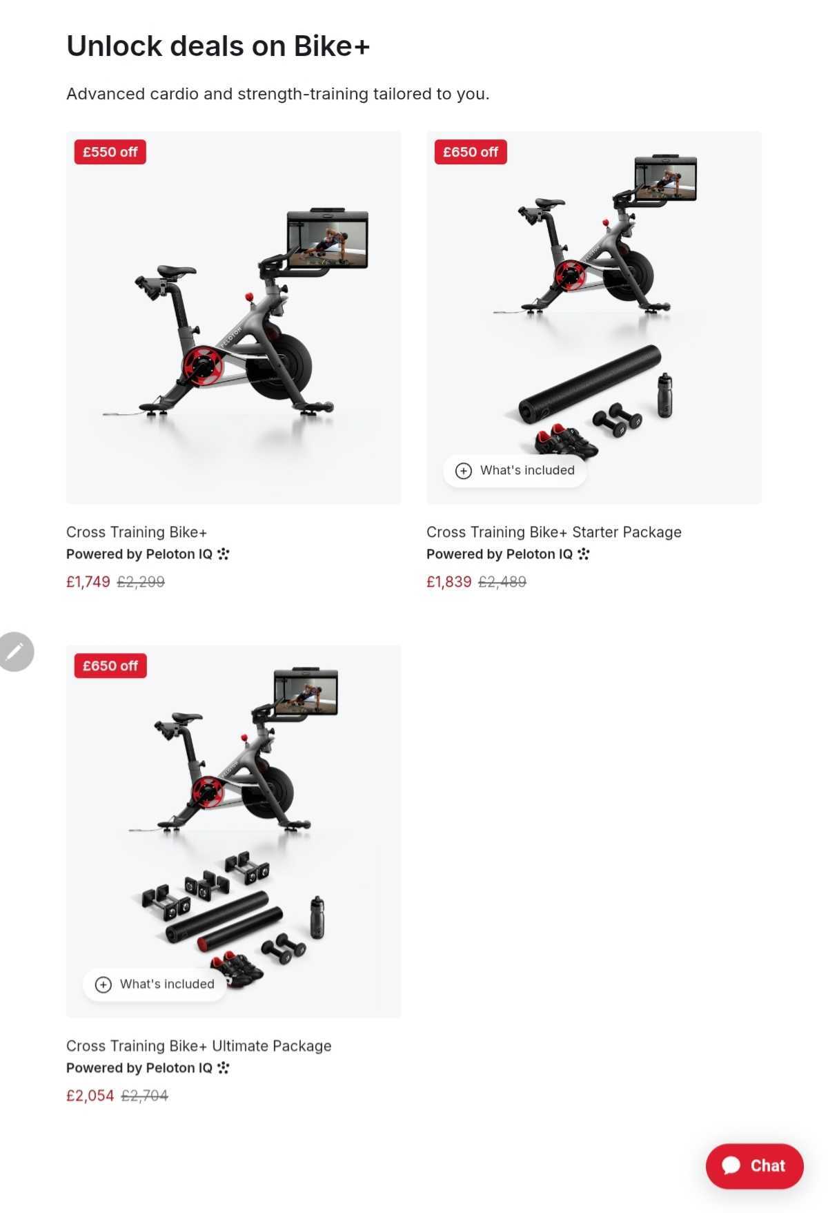 Peloton UK Sale image