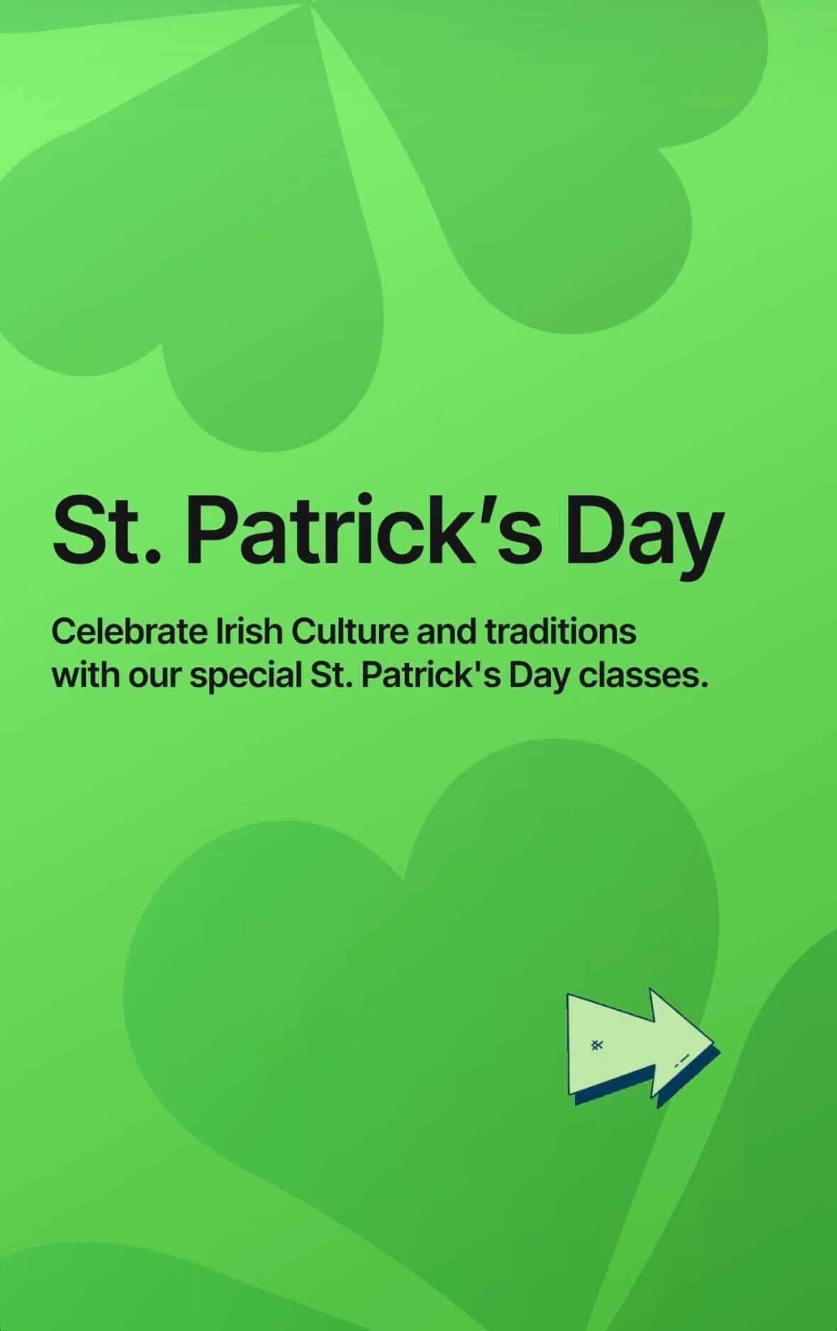 St Patricks Day classes