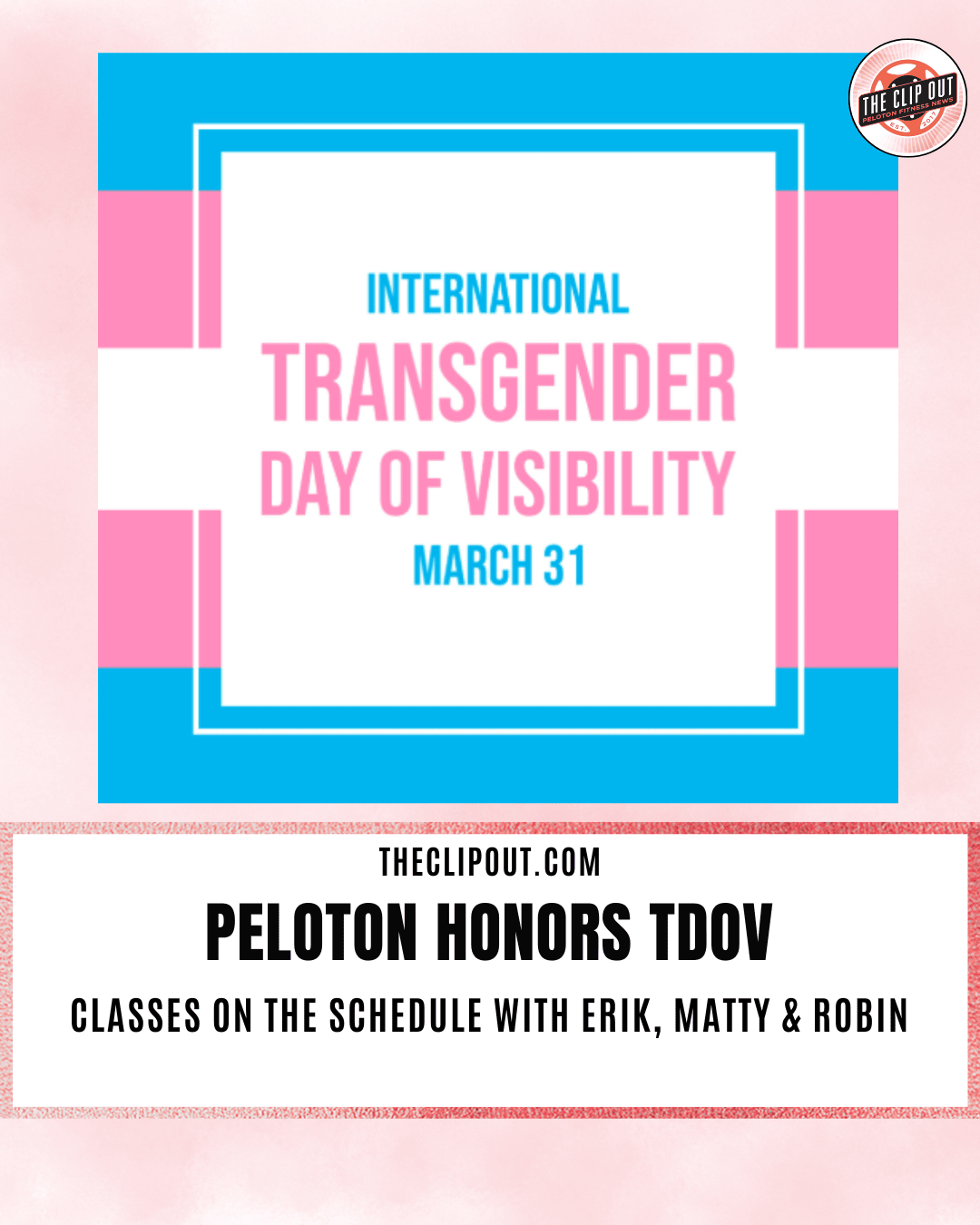 Trans Day of Visibility at Peloton
