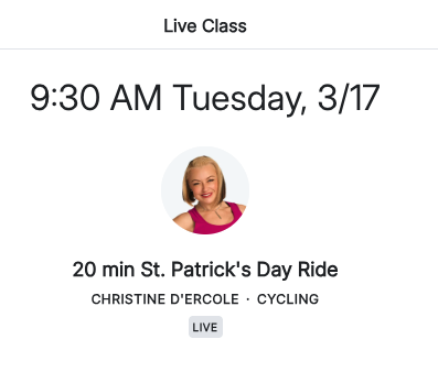 classes - CDE St Particks