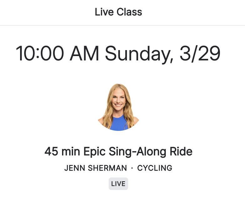 classes - Jenn Singalong
