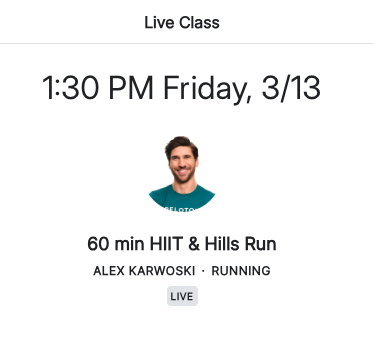 classes - alex k 60