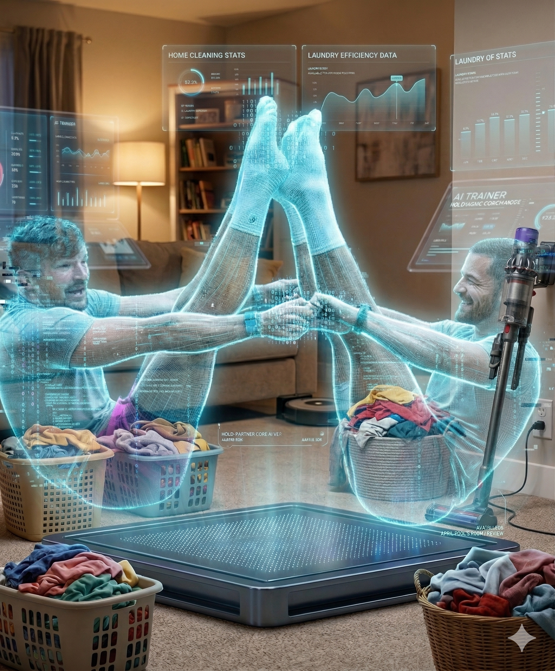 interactive ai fitness holograms erik and jon