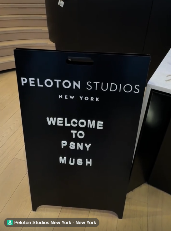 sponsored peloton classes mush