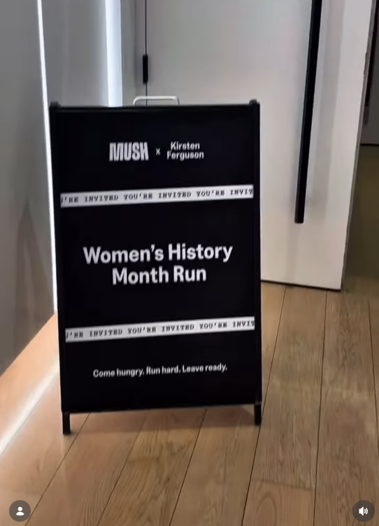 sponsored peloton classes whm mush run