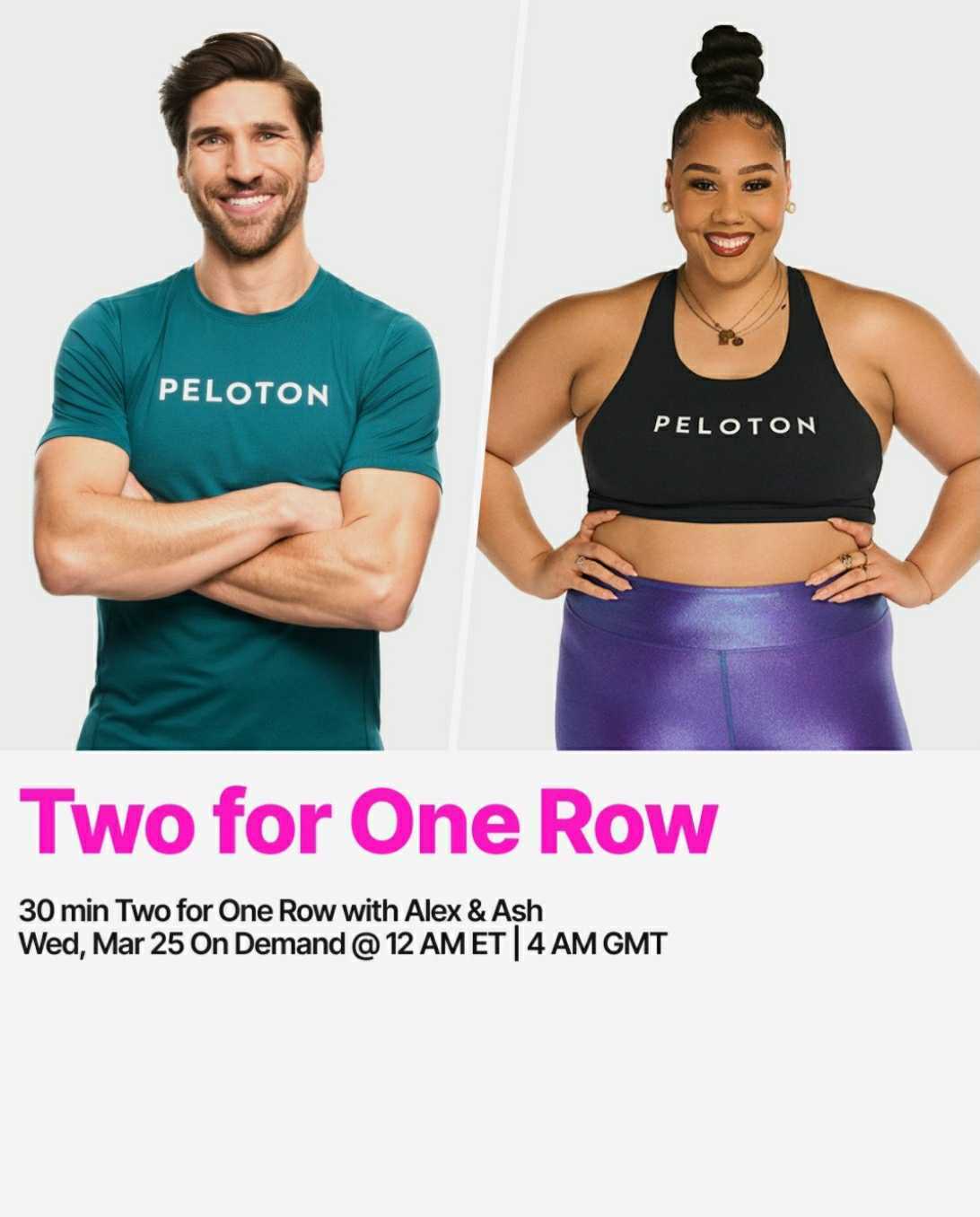 Two for One Row with Ash and Alex K