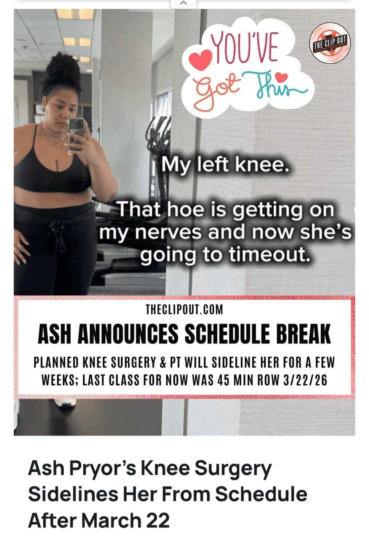 Two for One Row with Ash ahead of her hiatus