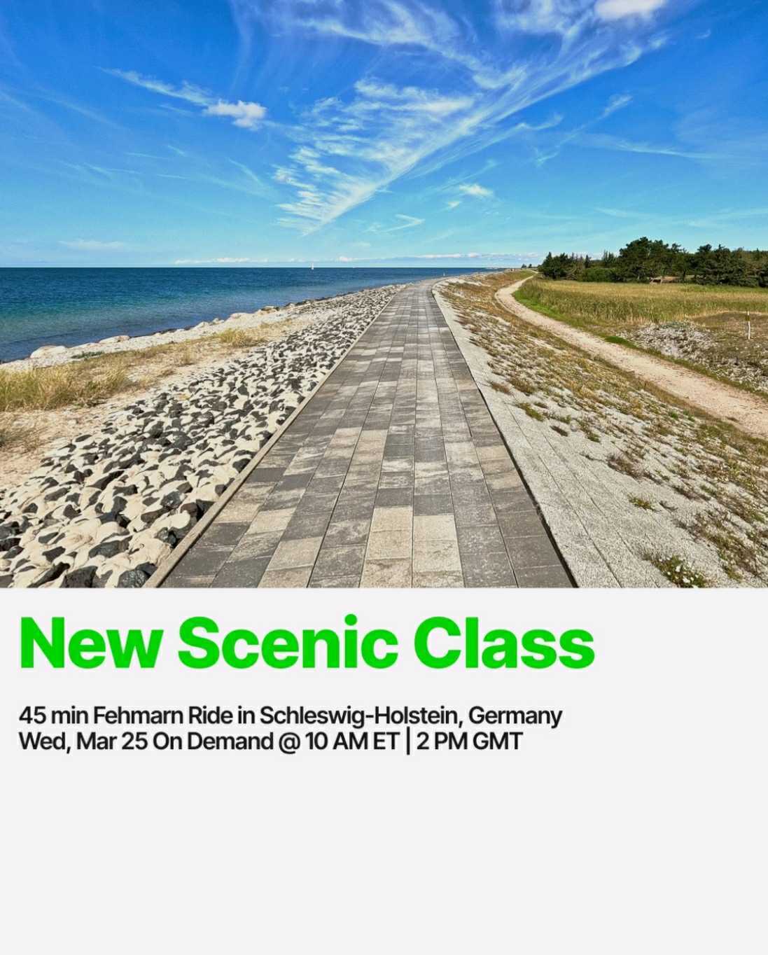 scenic class included with the two for one row this week