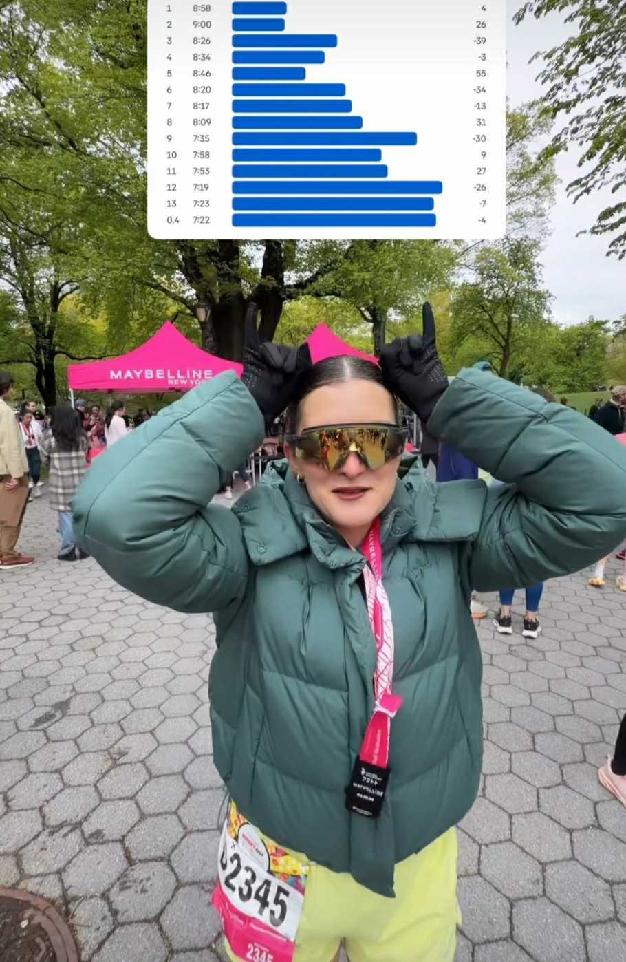 Camila Ramon Maybelline Half Marathon Playlist CR stats
