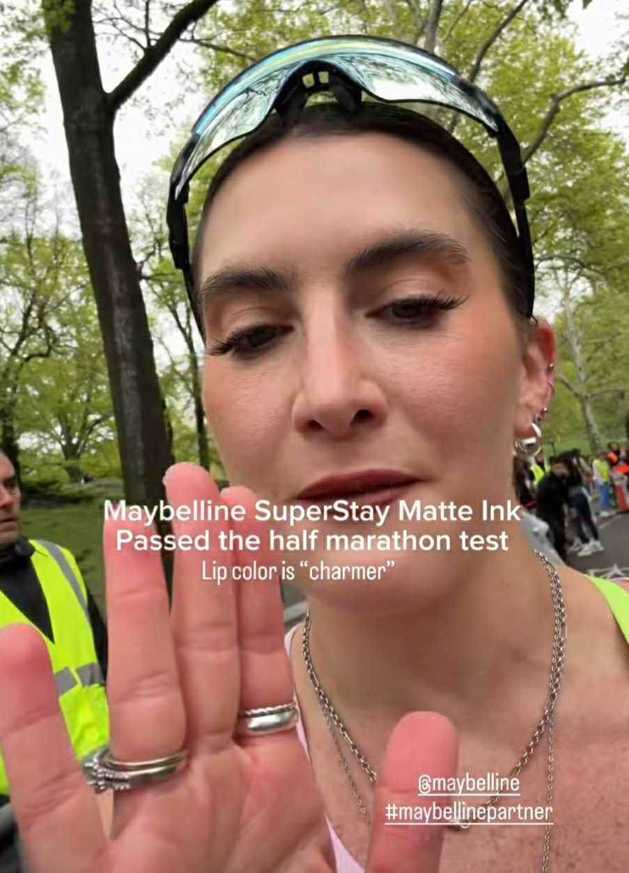 Camila Ramon Maybelline Half Marathon Playlist - lipstick