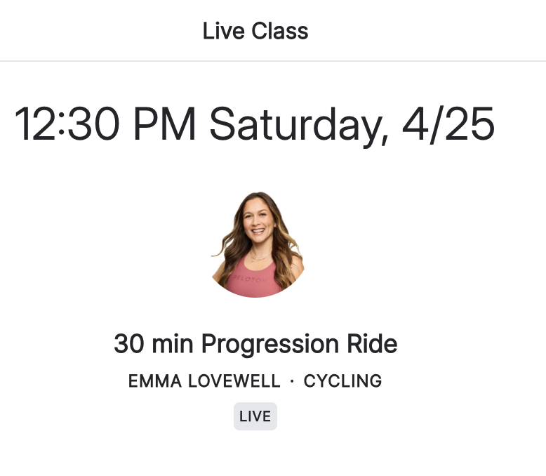 Classes to take Emma Progression