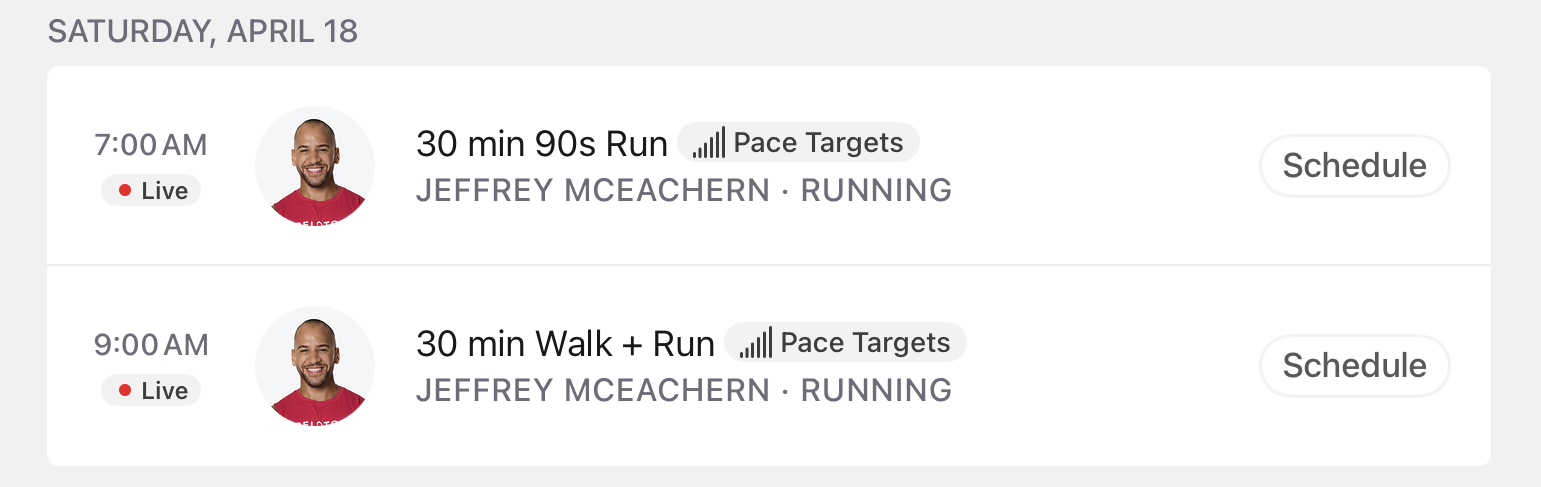 Classes to take Jeffrey English Runs