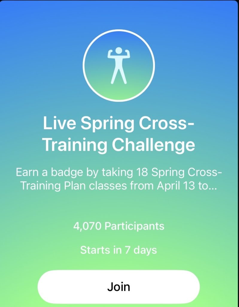 Peloton's Live Cross-training 