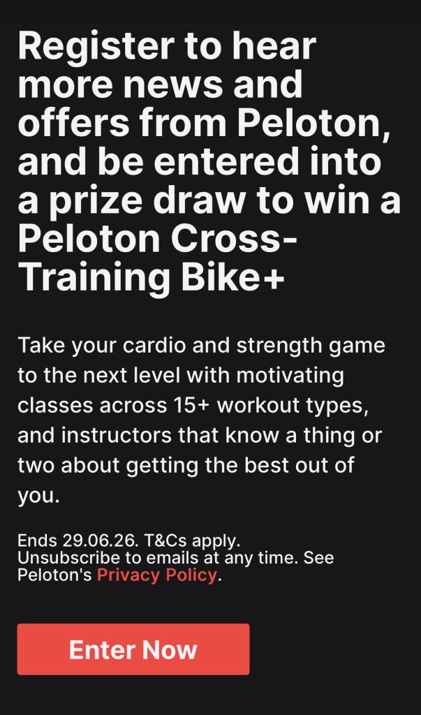 longevity show preview Peloton