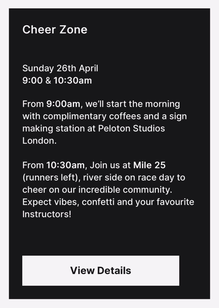 London marathon weekend