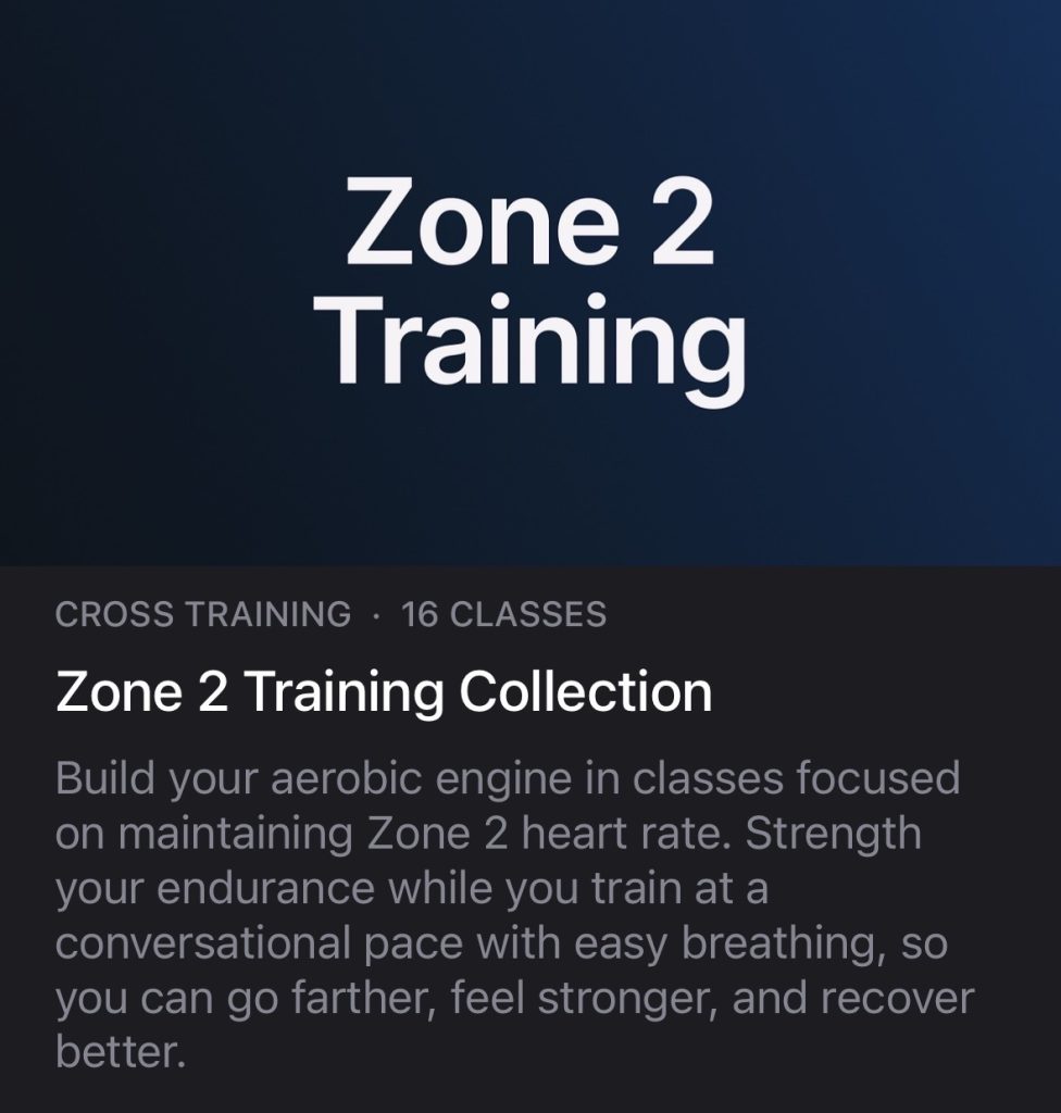 Zone 2 heart rate training