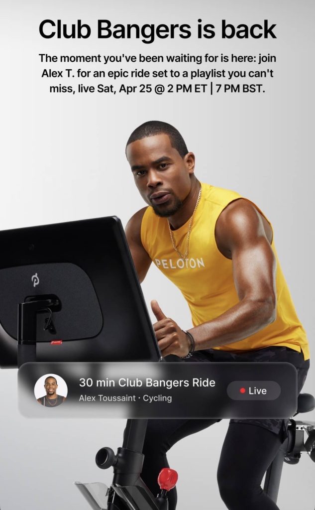 club bangers ride - alex on bike announcing the ride