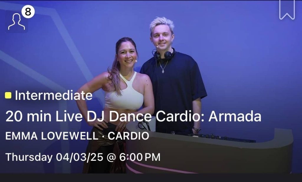 Peloton Dance Cardio - Live DJ Class with Emma