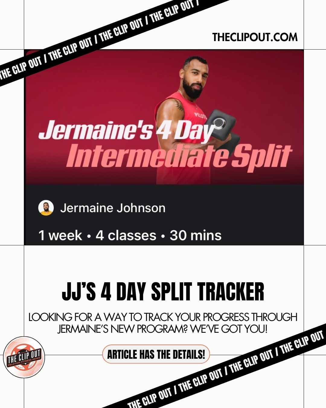 jermaine johnson 4 day intermediate split tracker