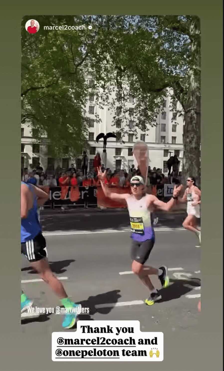 Matt Wilpers London Marathon running