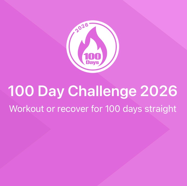 Peloton 100 Day Challenge graphic