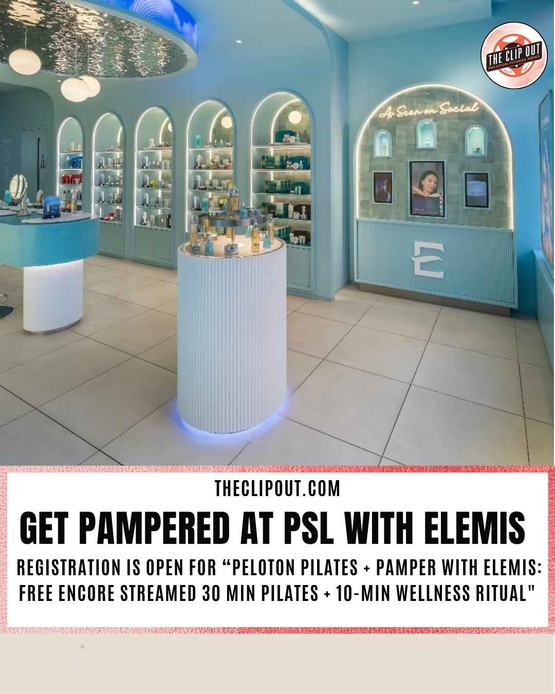 Peloton Studios London Elemis Event