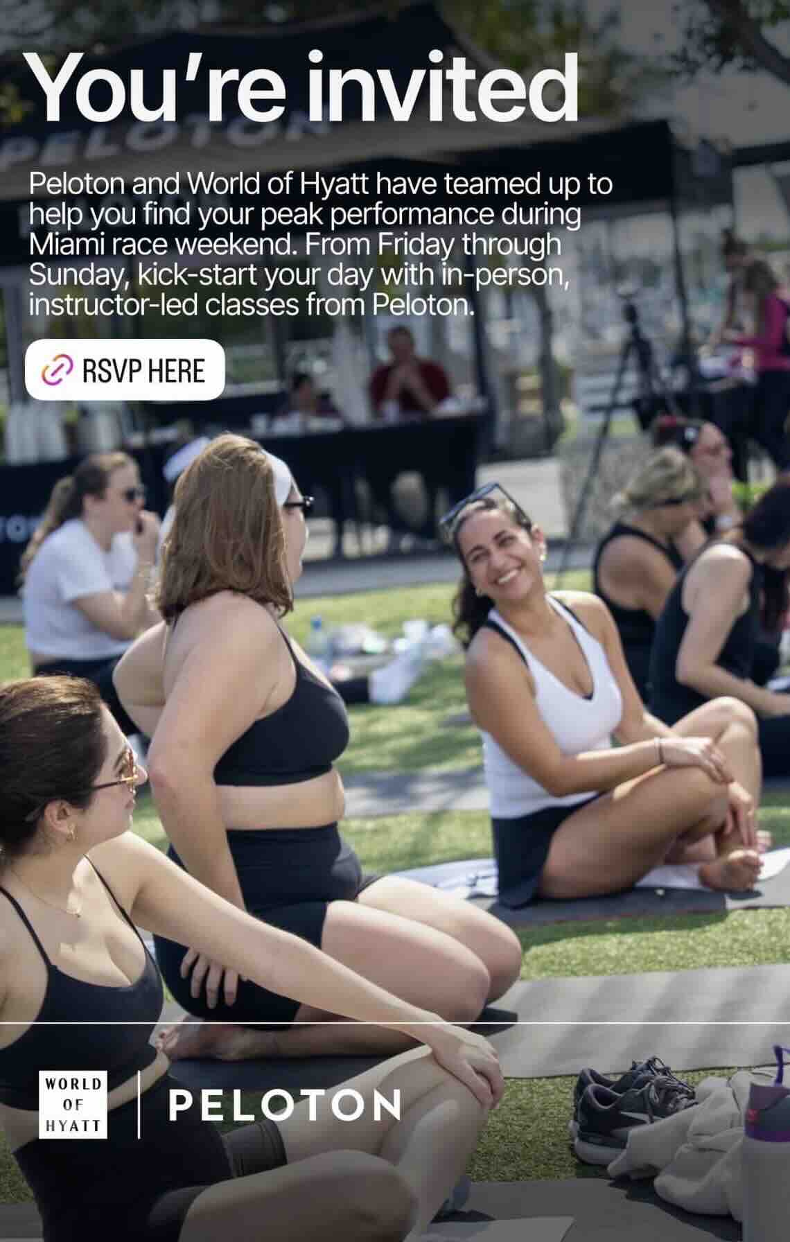 Peloton Sunrise Sweat cover with people