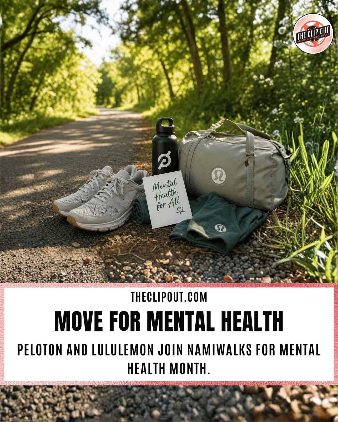 Peloton x lululemon NAMIWalks
