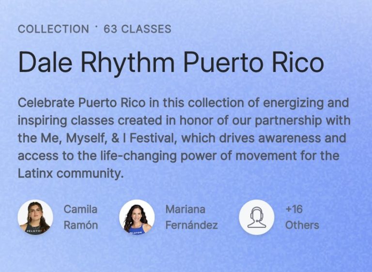 Puerto Rico Rythm Logo Dale Rhythm Puerto Rico: Peloton's Powerful New Collection Celebrating ...