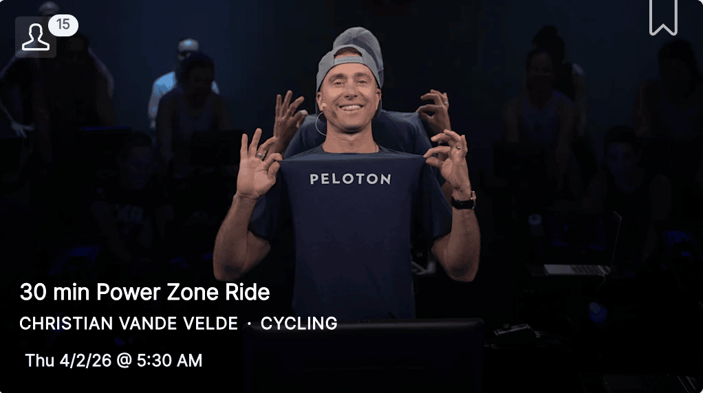 Favorite Peloton Classes Christian