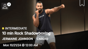 Hidden Gem Peloton Boxing Jermaine Johnson