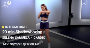 Hidden Gem Peloton Boxing Selena Samuela
