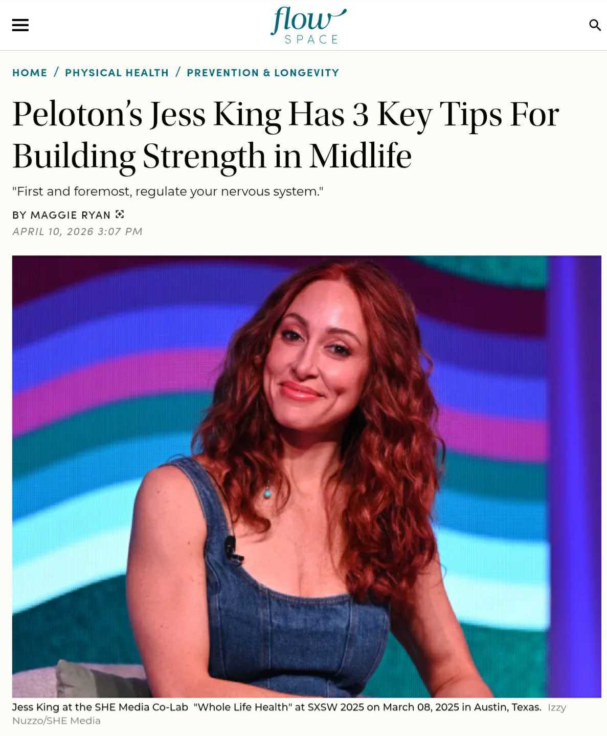 Jess King Flow Space