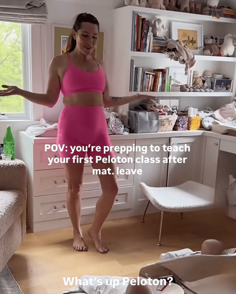 Selena Samuela's First Live Class - practicing opening to her twins