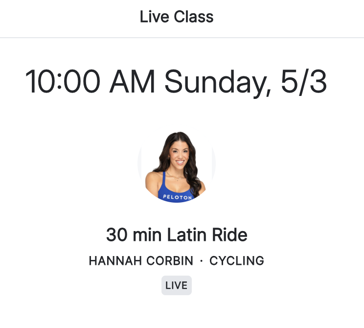 classes to take hannah c latin ride