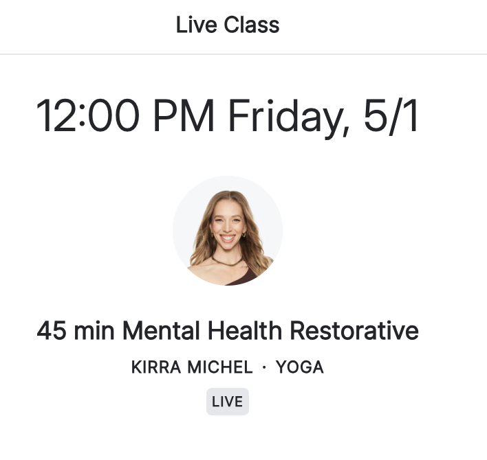 classes to take kirra MHM