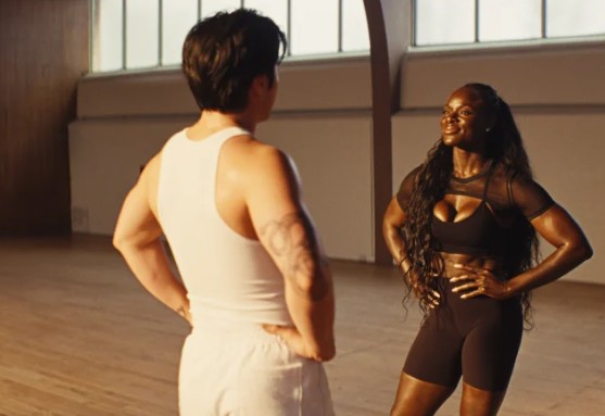 heated rivalry star hudson williams and tunde for the peloton let yourself go ad