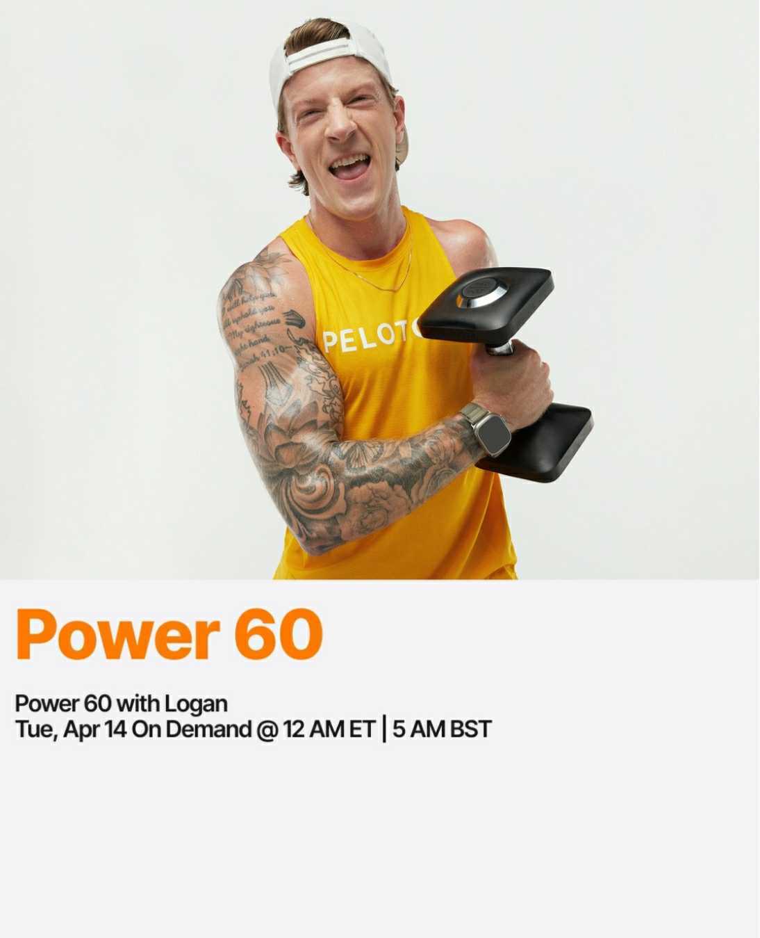 Power 60 with Logan Aldridge Tuesday, April 14 – On Demand at 12:00 AM ET | 5:00 AM BST live dj run