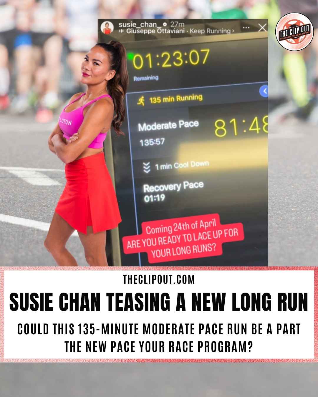 long run marathon training. susie chan teasing a new long run Could This 135-Minute Moderate Pace Run Be a Part the New Pace Your Race Program?