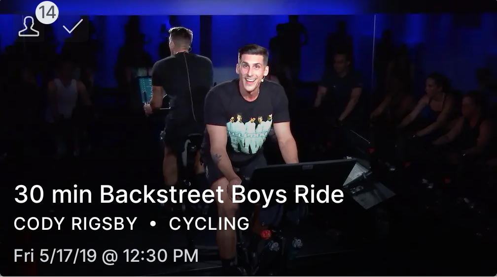 peloton backstreet boys classes cody rigsby ride 2019