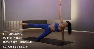 Peloton Pilates New Instructor Greta Dopp Class