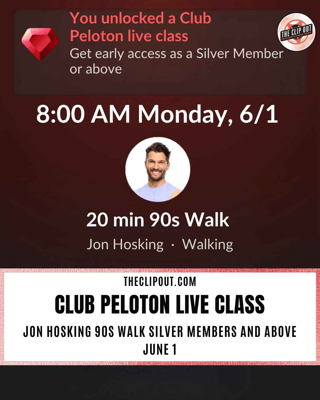 Club Peloton Live Class June 1