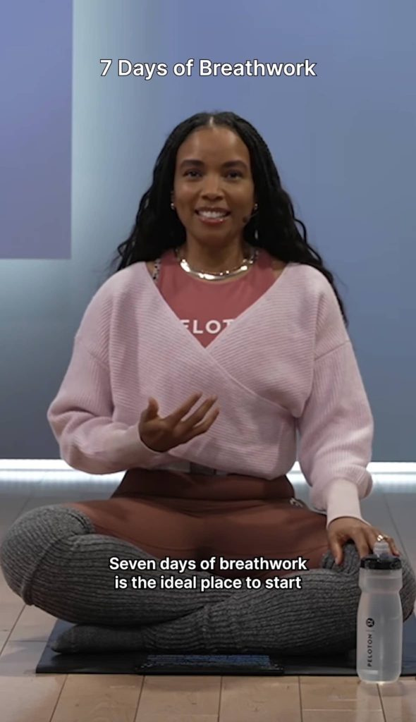 Breathwrk program - intro from instagram post