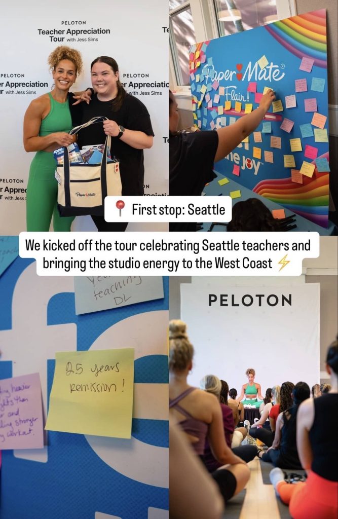 Jess Sims Teacher Appreciation Tour - first stop Seattle
