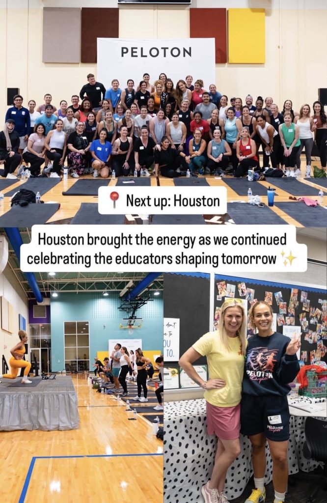Jess Sims Teacher Appreciation Tour - Houston stop showing all the teachers with Jess