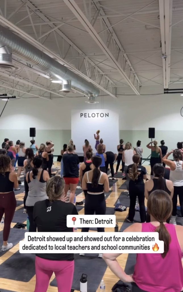 Jess Sims Teacher Appreciation Tour - Detroit event with teachers